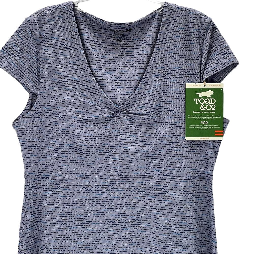 Toad&Co Blue Midi Dress